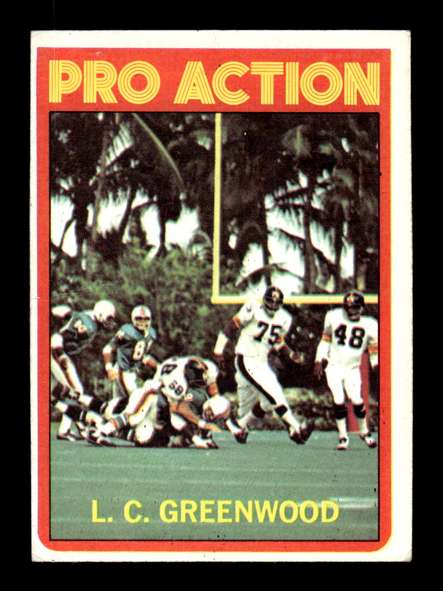 1972 Topps #257 L.C. Greenwood Very Good HOF-10002632