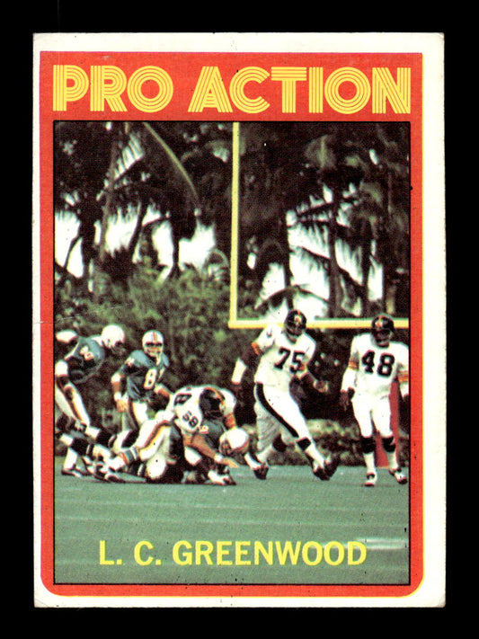 1972 Topps #257 L.C. Greenwood Very Good HOF-10002632