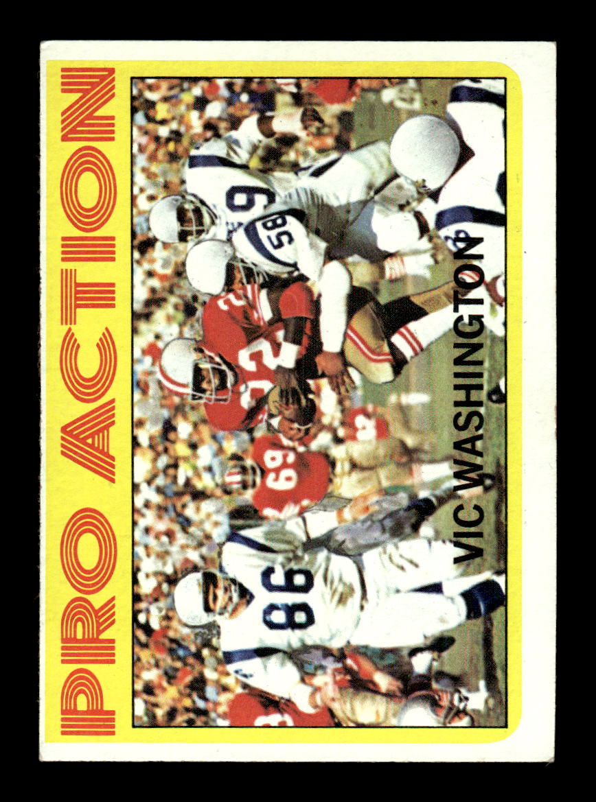 1972 Topps #255 Vic Washington Very Good HOF-10002647