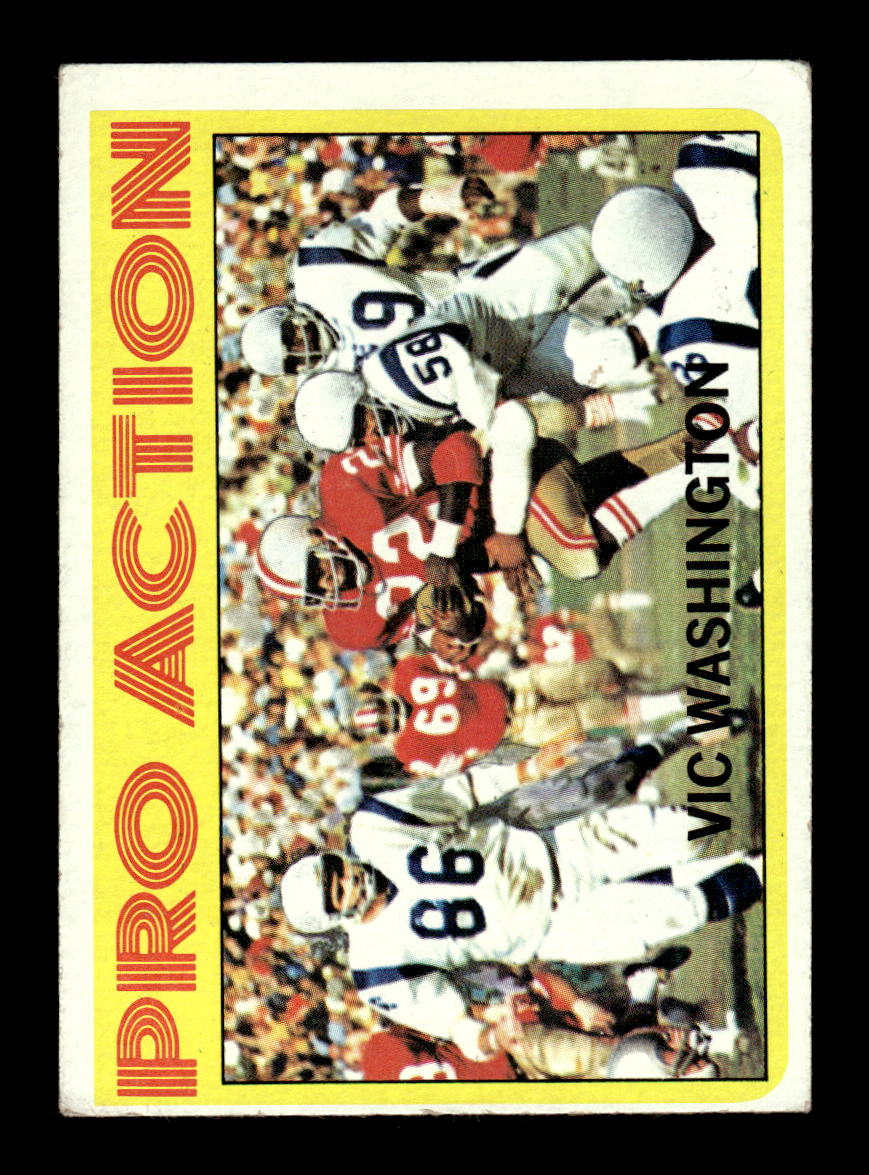 1972 Topps #255 Vic Washington Very Good HOF-10002648