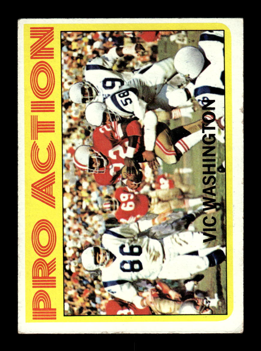 1972 Topps #255 Vic Washington Very Good HOF-10002649