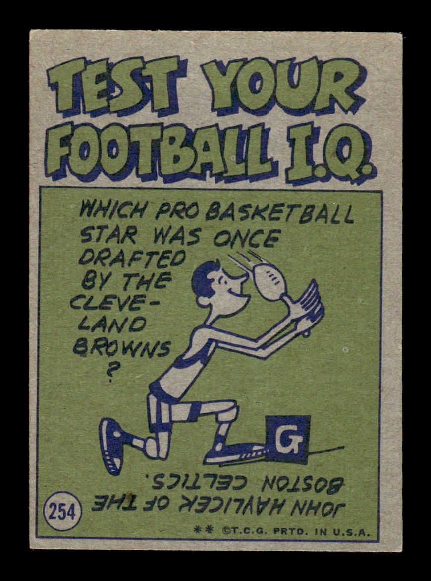 1972 Topps #254 John Hadl Very Good HOF-10002652