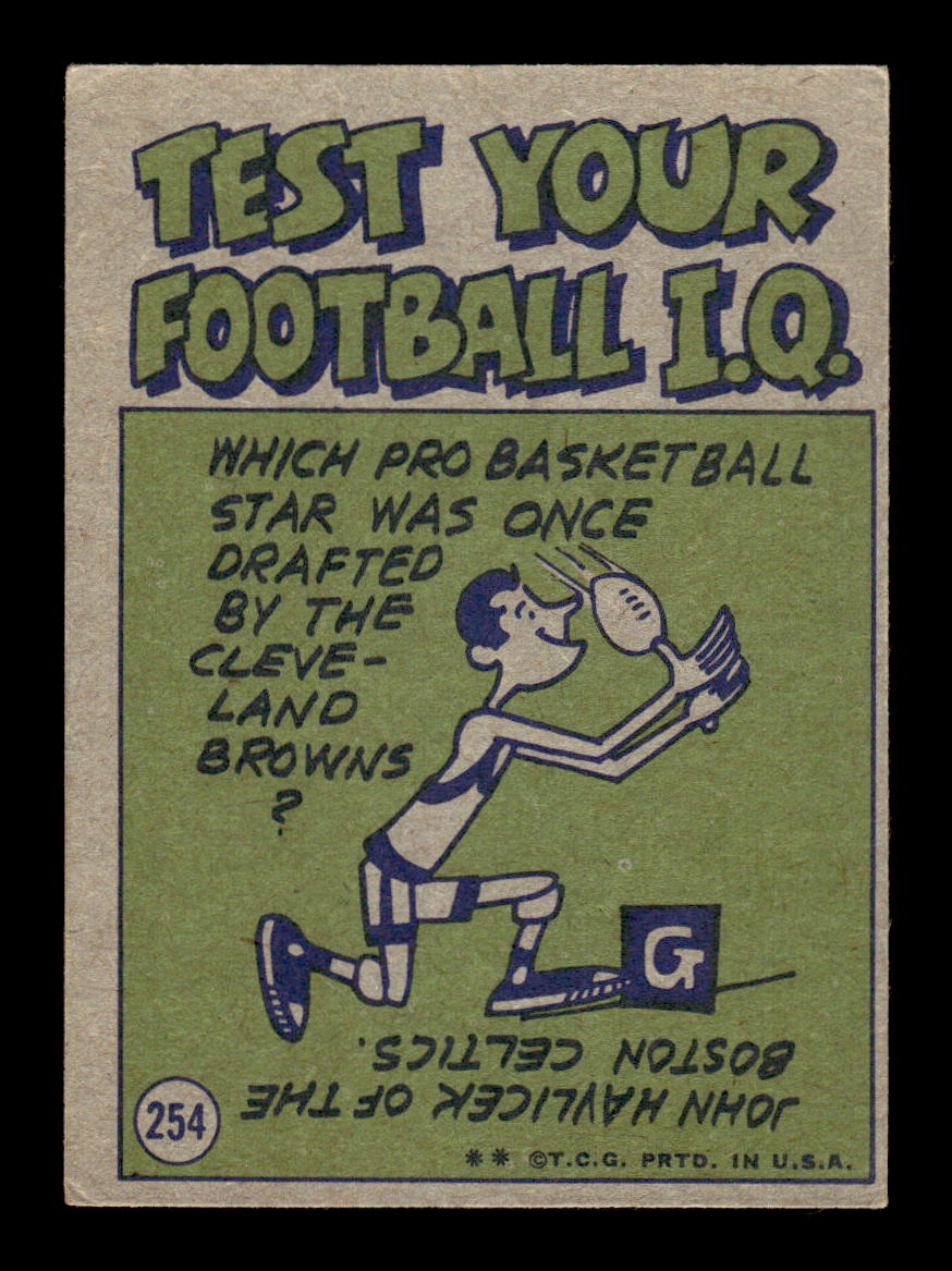 1972 Topps #254 John Hadl Very Good HOF-10002653