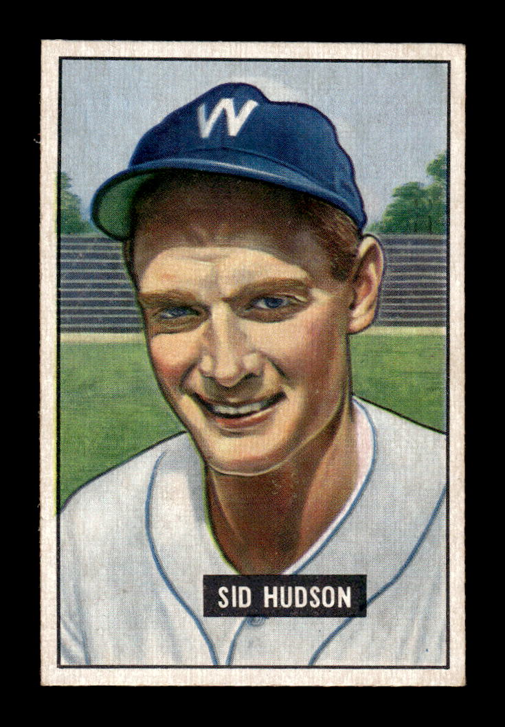 1951 Bowman #169 Sid Hudson Very Good HOF-10002680
