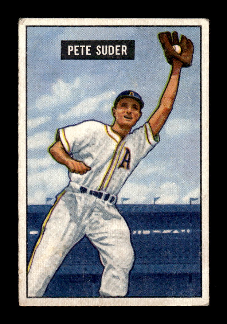 1951 Bowman #154 Pete Suder Very Good HOF-10002682
