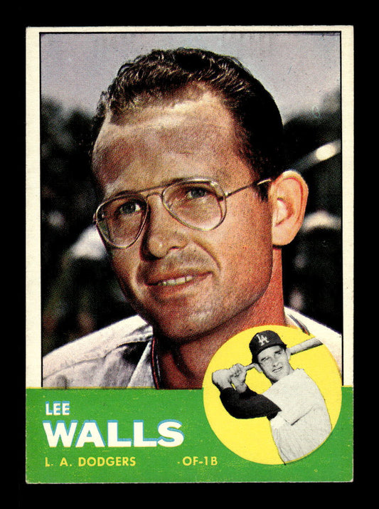 1963 Topps #11 Lee Walls Excellent HOF-10002692