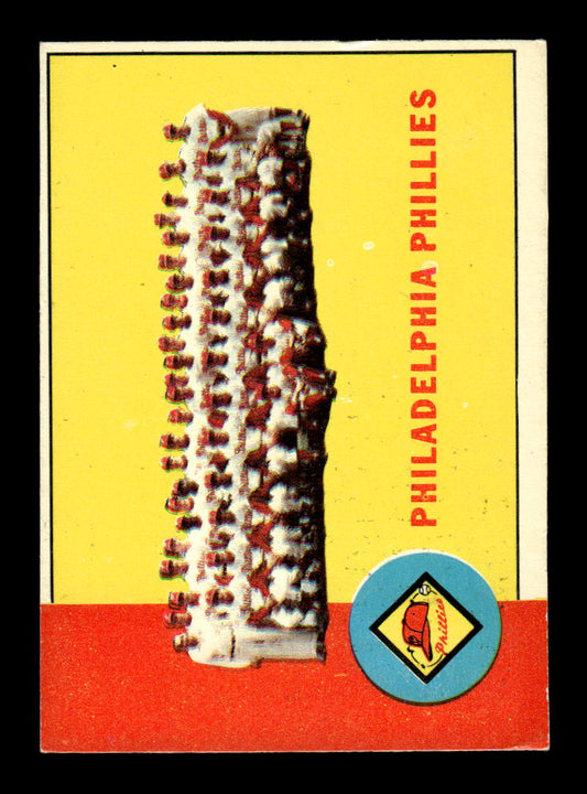 1963 Topps #13 Philadelphia Phillies Excellent HOF-10002694