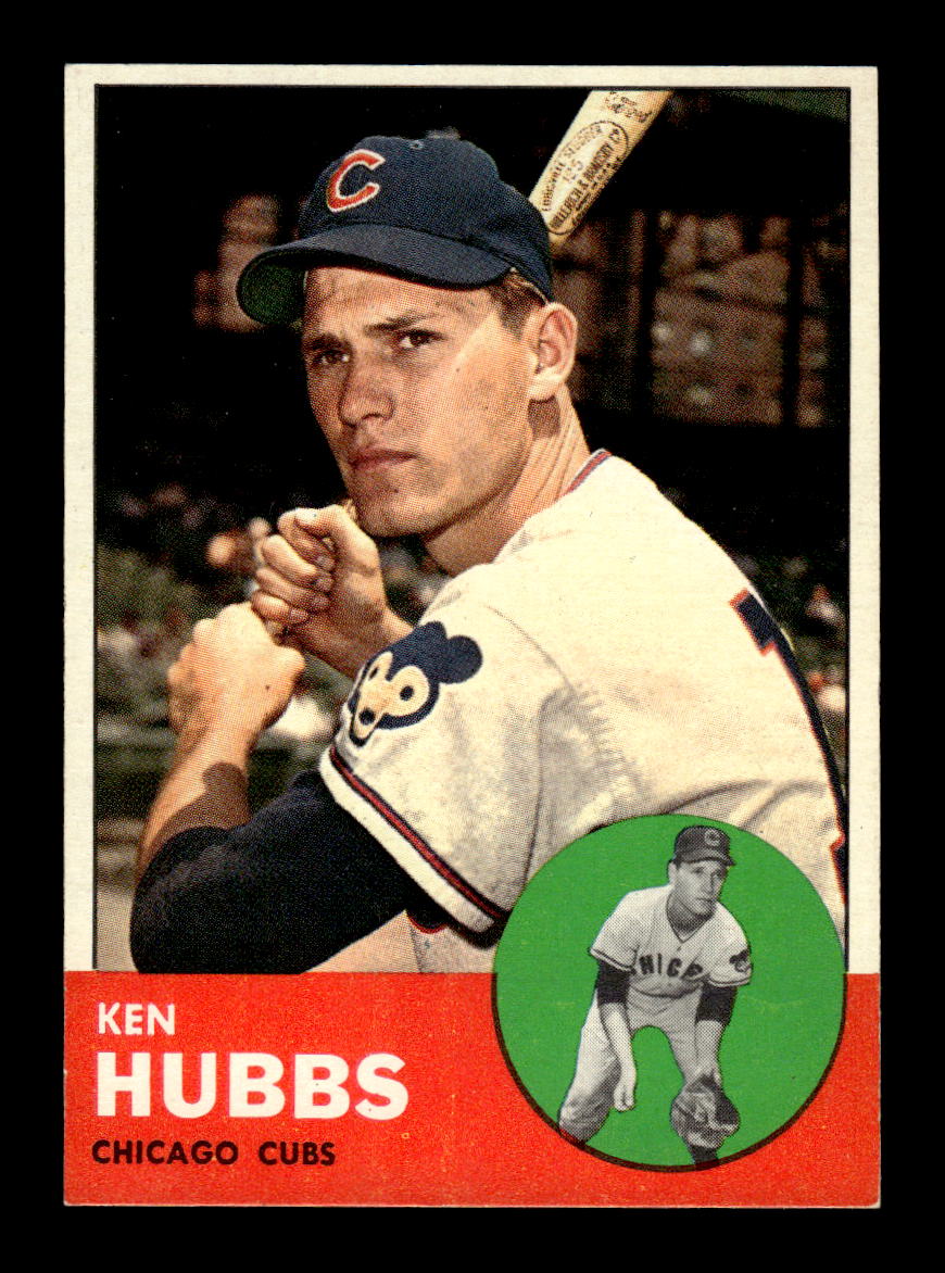 1963 Topps #15 Ken Hubbs Excellent HOF-10002696