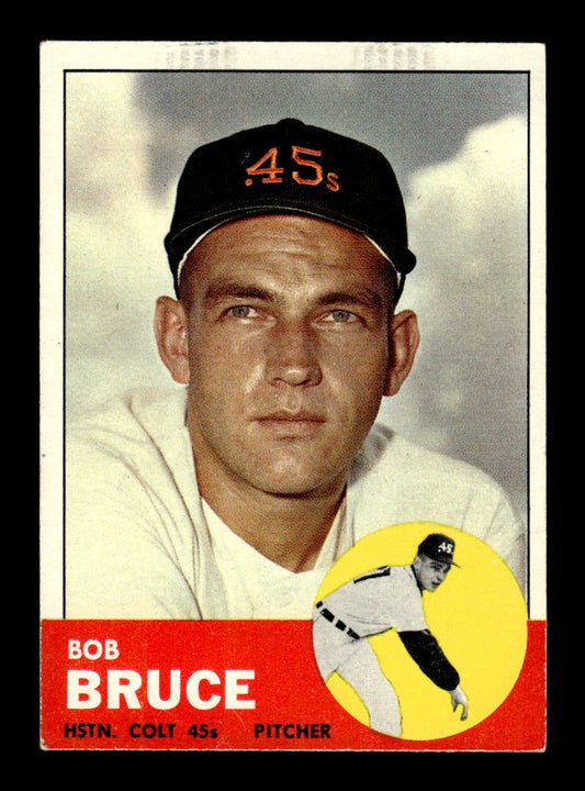 1963 Topps #24 Bob Bruce Excellent HOF-10002703
