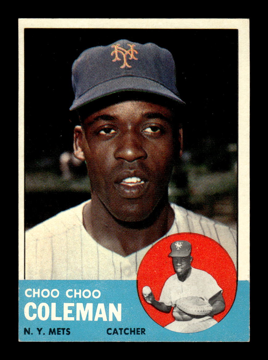 1963 Topps #27 Choo Choo Coleman Excellent HOF-10002705