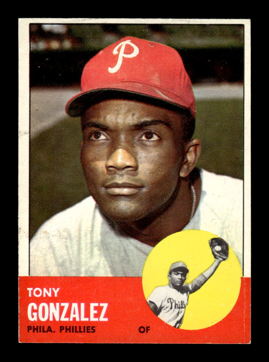 1963 Topps #32 Tony Gonzalez Excellent HOF-10002710