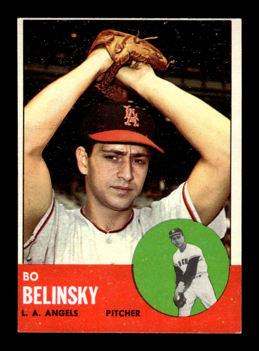 1963 Topps #33 Bo Belinsky Excellent HOF-10002711