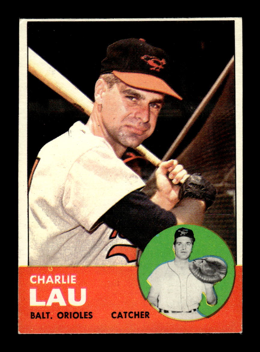 1963 Topps #41 Charlie Lau Excellent HOF-10002716