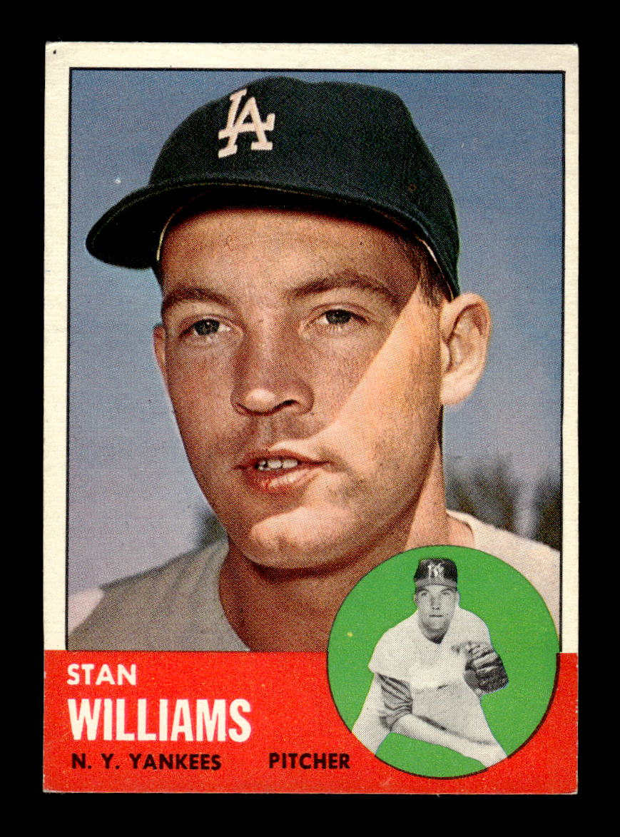 1963 Topps #42 Stan Williams Excellent HOF-10002717