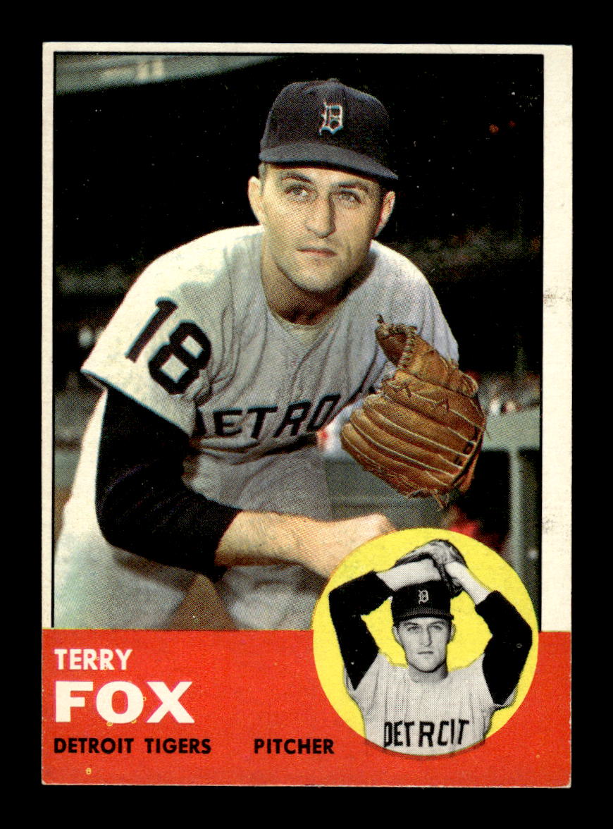 1963 Topps #44 Terry Fox Excellent HOF-10002722