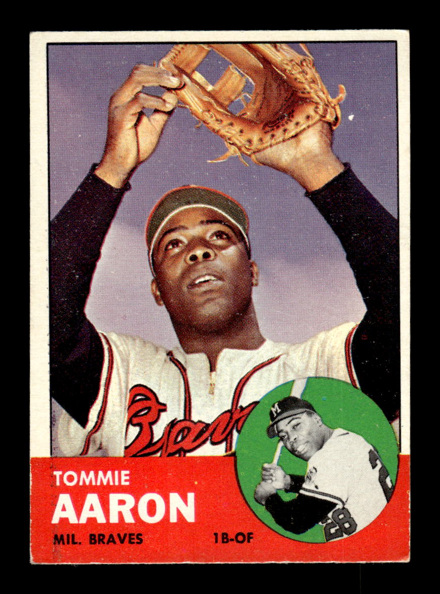 1963 Topps #46 Tommie Aaron Excellent HOF-10002724