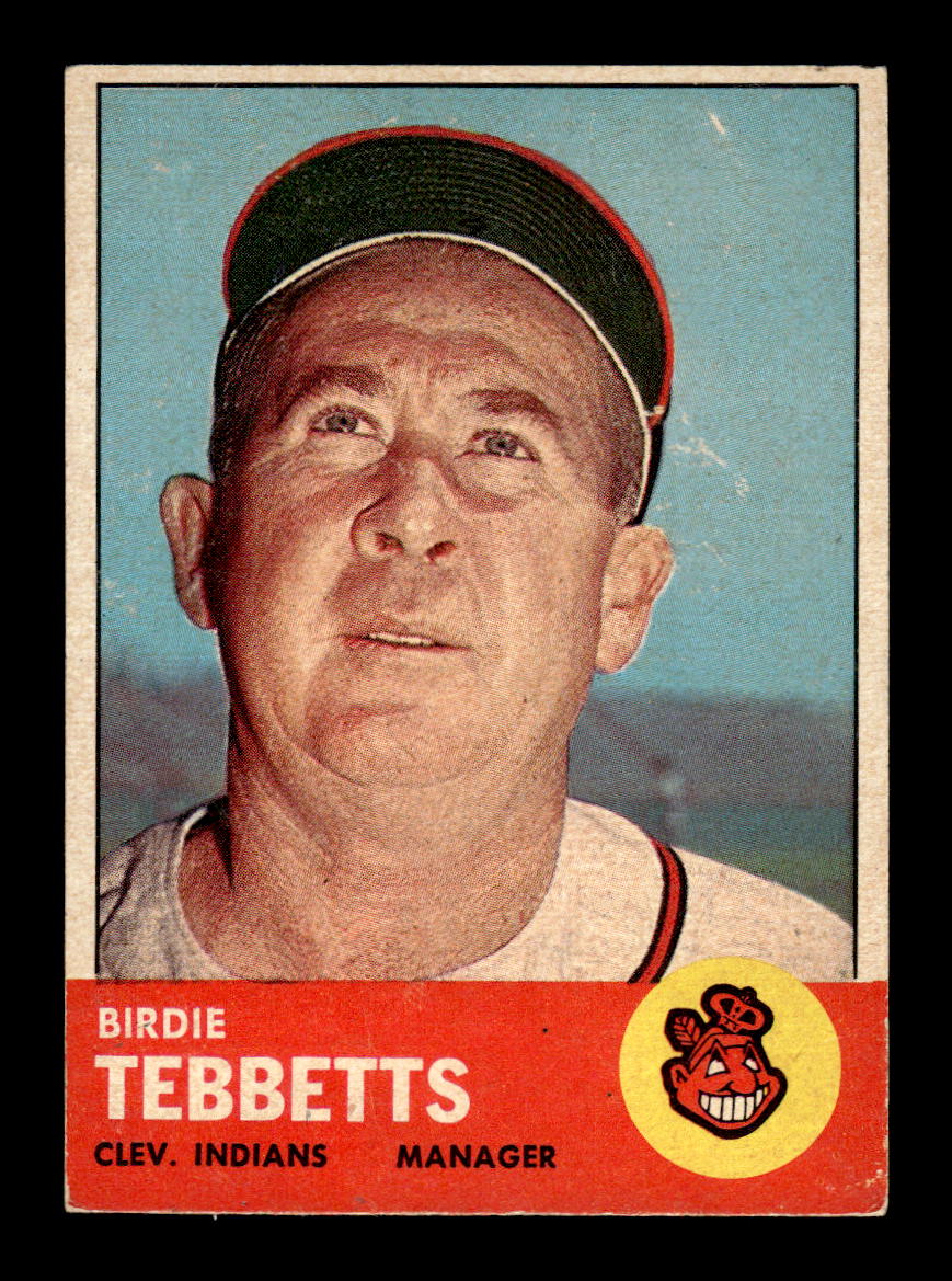 1963 Topps #48 Birdie Tebbetts Excellent HOF-10002726