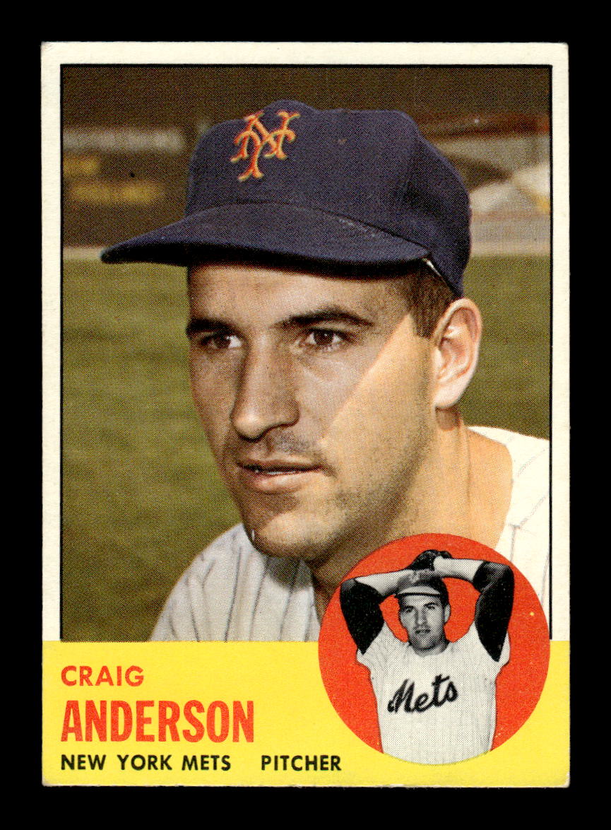 1963 Topps #59 Craig Anderson Excellent HOF-10002737