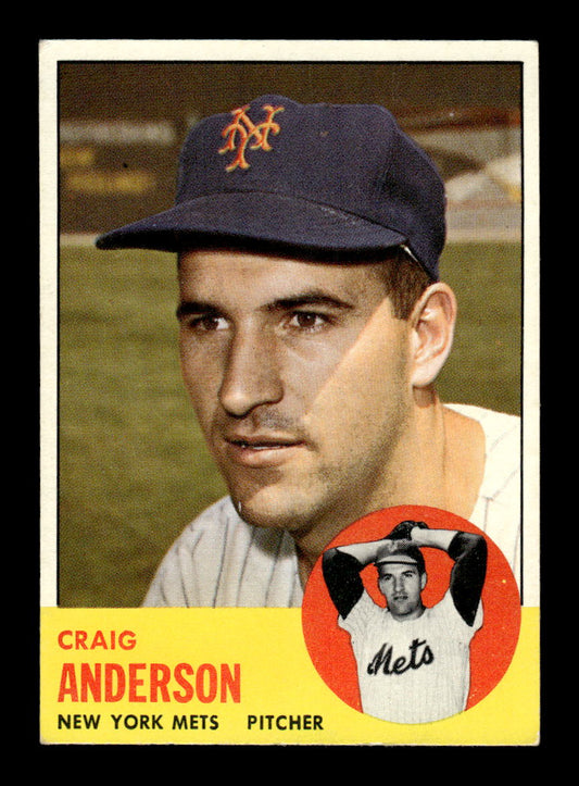 1963 Topps #59 Craig Anderson Excellent HOF-10002737