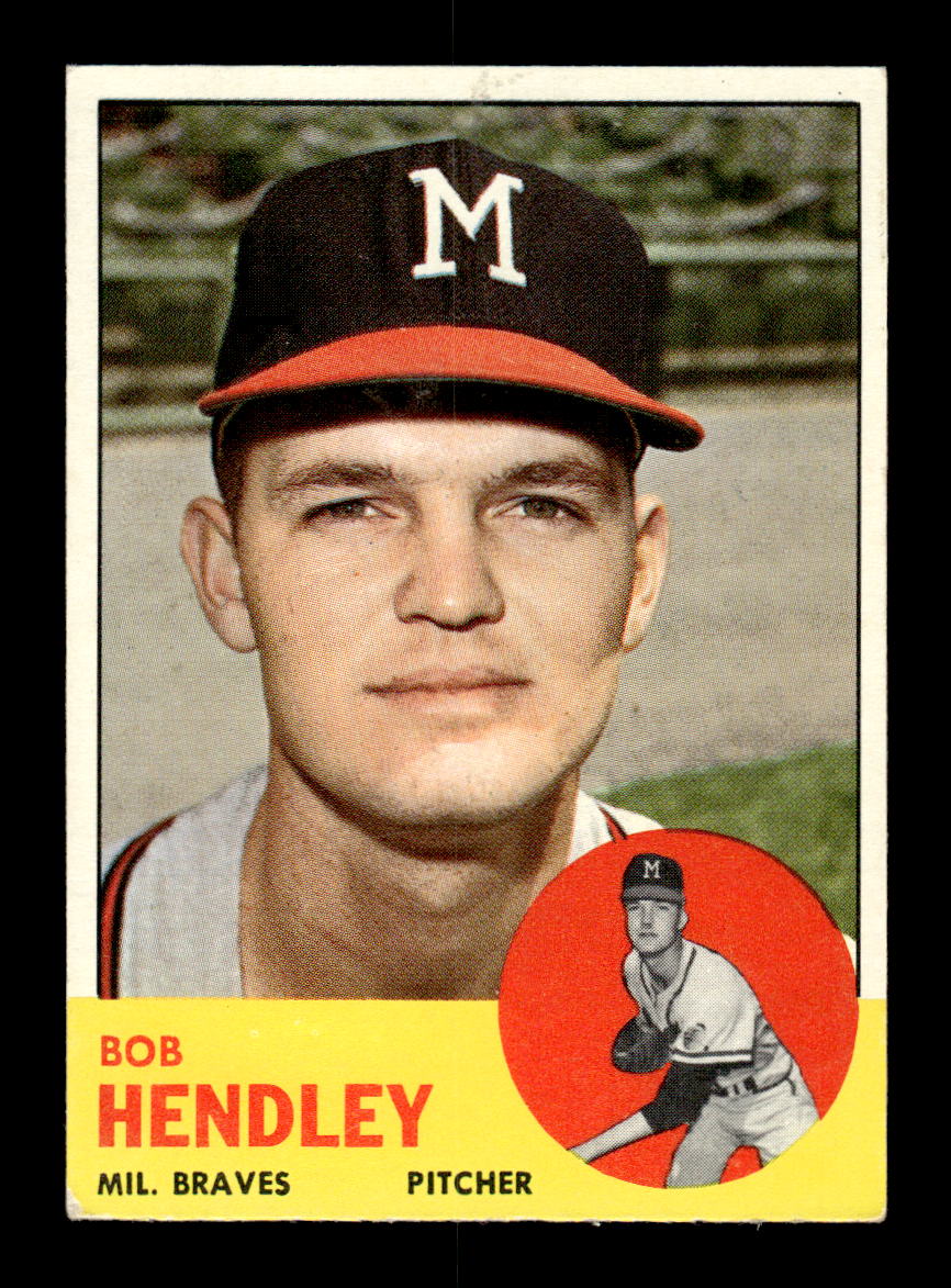 1963 Topps #62 Bob Hendley Excellent HOF-10002739