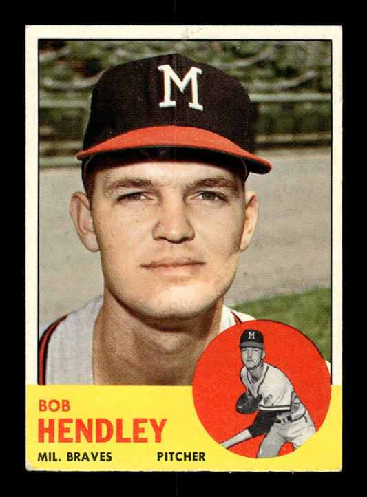 1963 Topps #62 Bob Hendley Excellent HOF-10002739