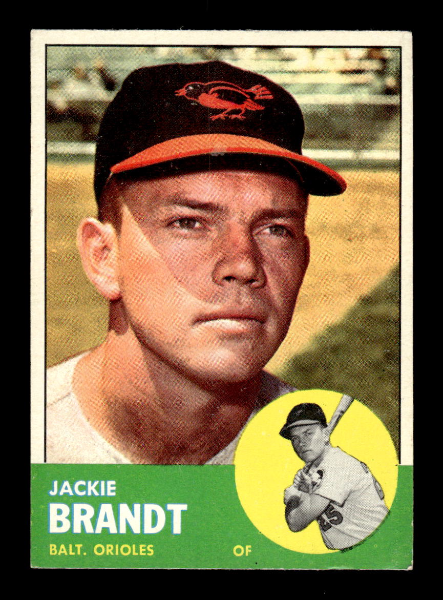 1963 Topps #65 Jackie Brandt Excellent HOF-10002742
