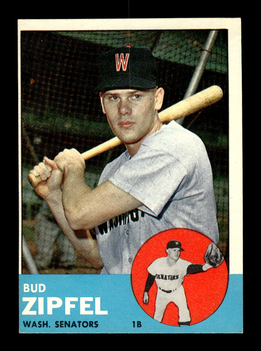 1963 Topps #69 Bud Zipfel Excellent HOF-10002745