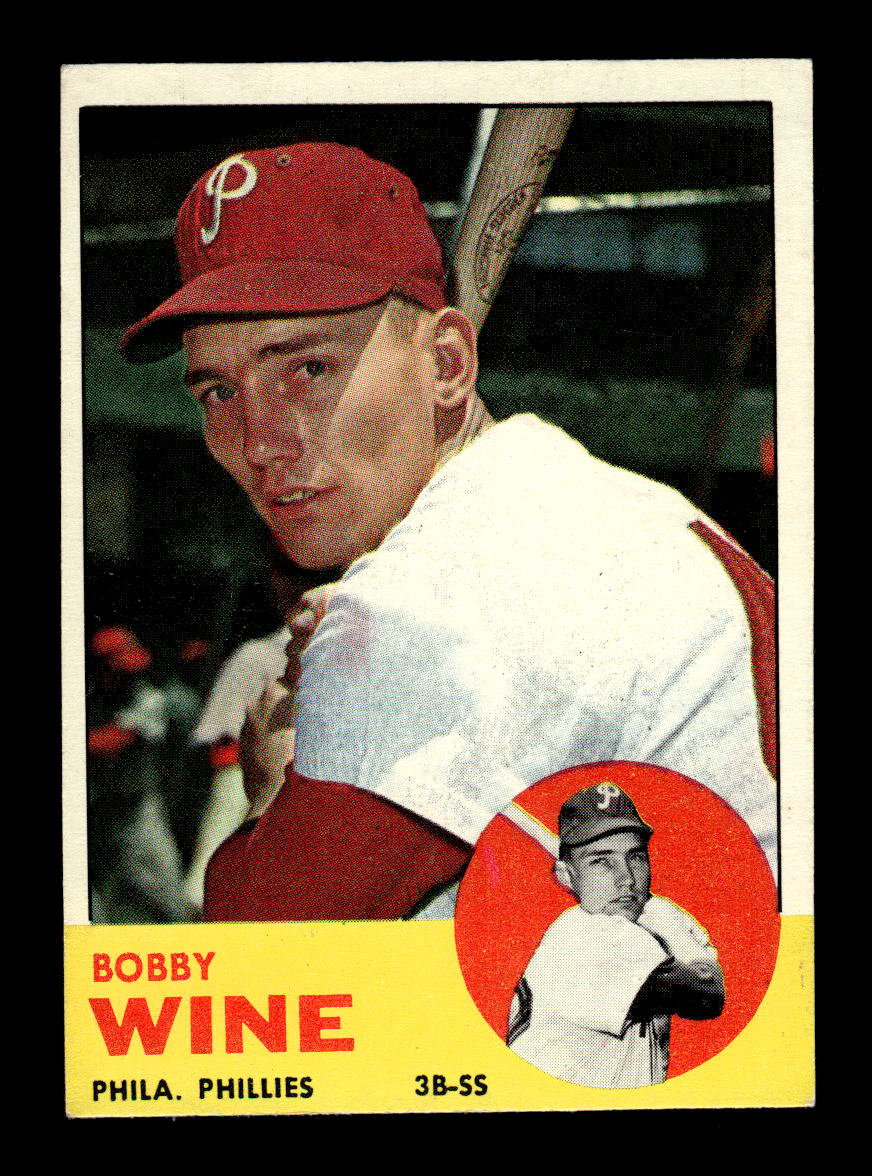 1963 Topps #71 Bobby Wine Excellent HOF-10002747