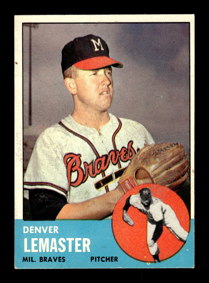 1963 Topps #74 Denver Lemaster Excellent HOF-10002750