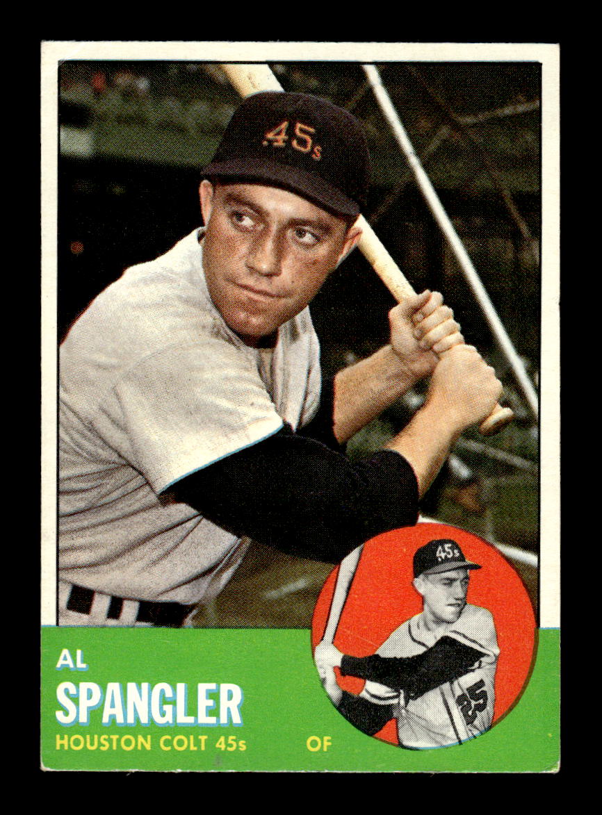 1963 Topps #77 Al Spangler Excellent HOF-10002753