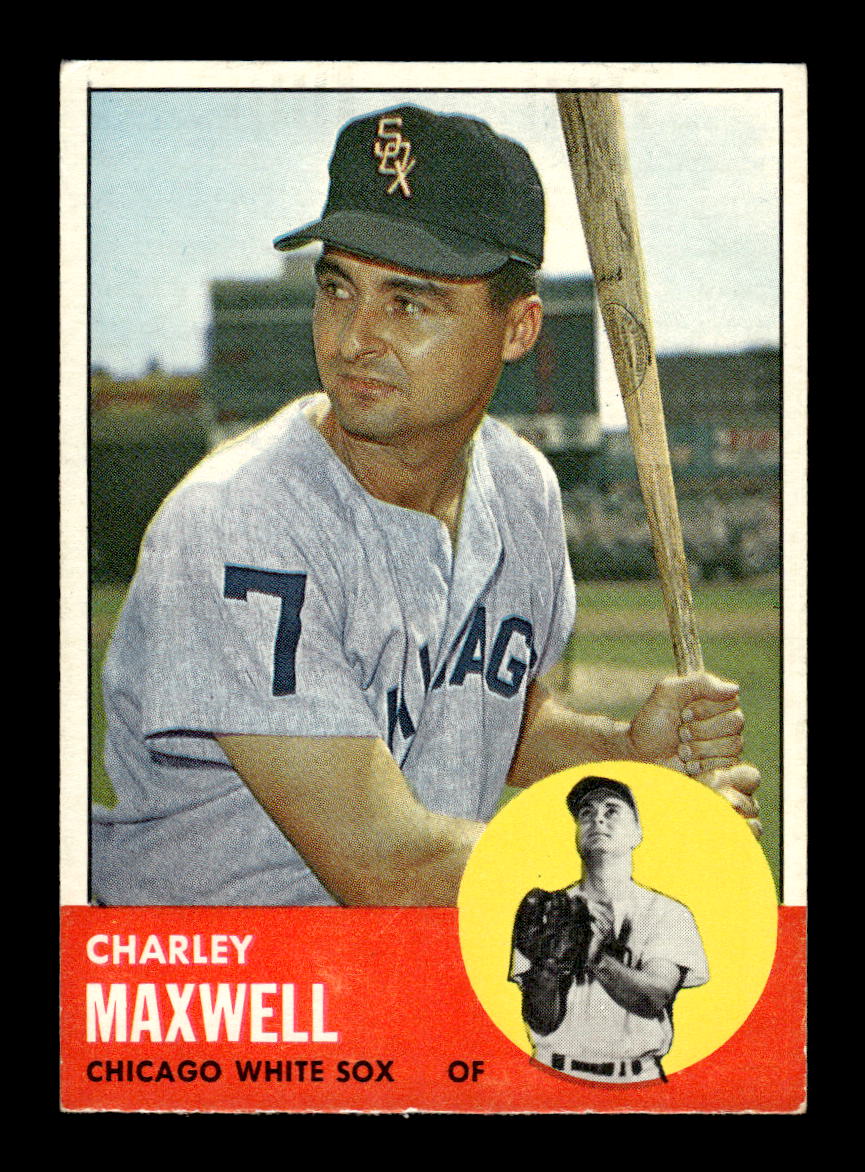 1963 Topps #86 Charley Maxwell Excellent HOF-10002762