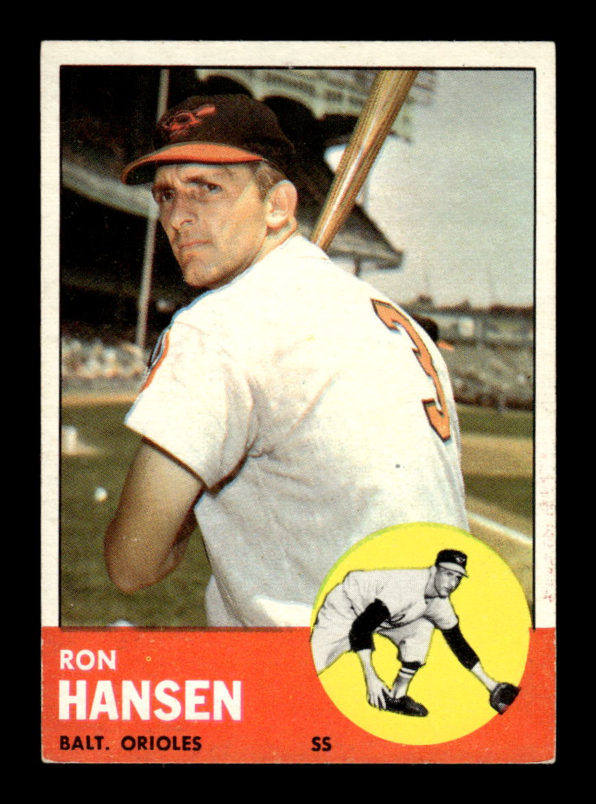 1963 Topps #88 Ron Hansen Excellent HOF-10002764