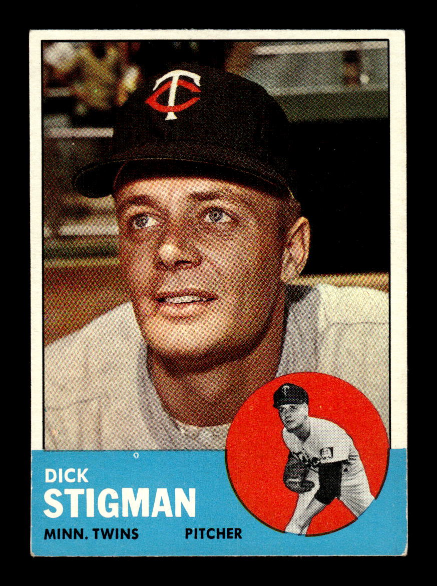 1963 Topps #89 Dick Stigman Excellent HOF-10002765