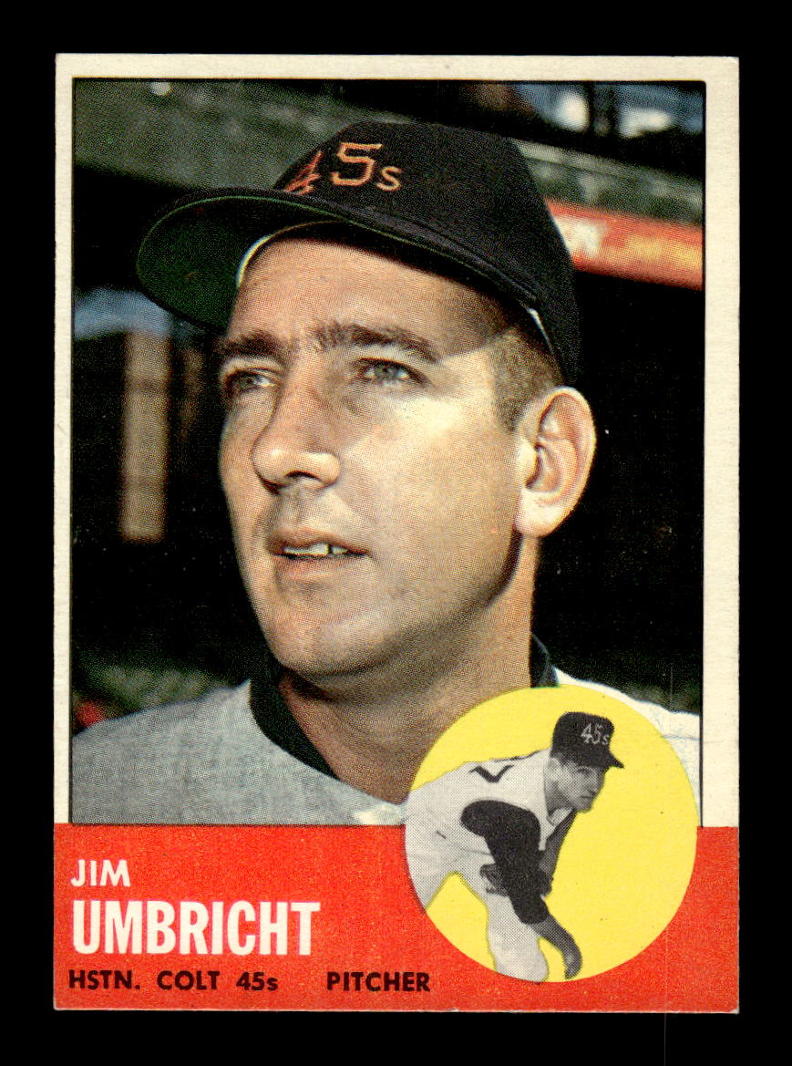 1963 Topps #99 Jim Umbricht Excellent HOF-10002775