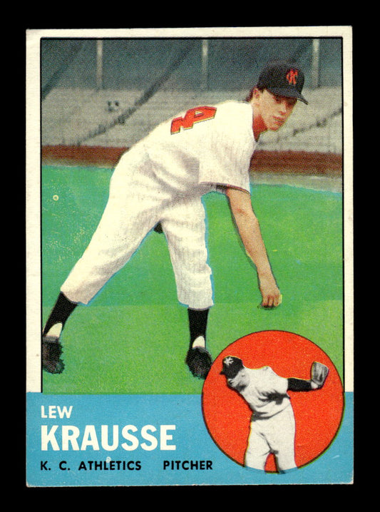 1963 Topps #104 Lew Krausse Near Mint or Better HOF-10002780