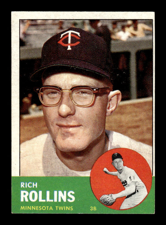 1963 Topps #110 Rich Rollins Near Mint or Better HOF-10002784