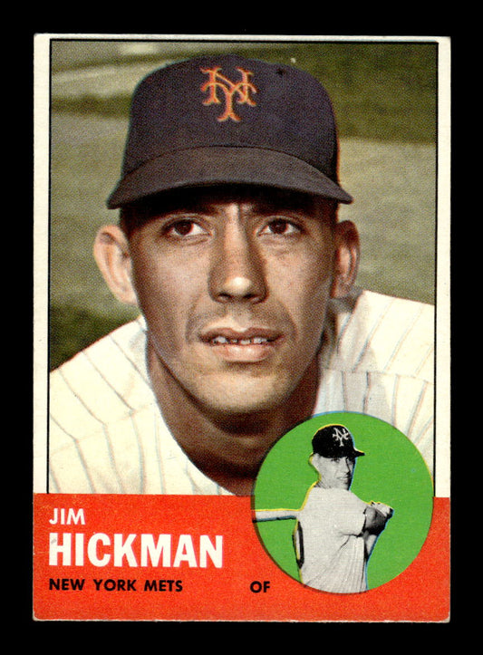 1963 Topps #107 Jim Hickman Near Mint or Better HOF-10002786