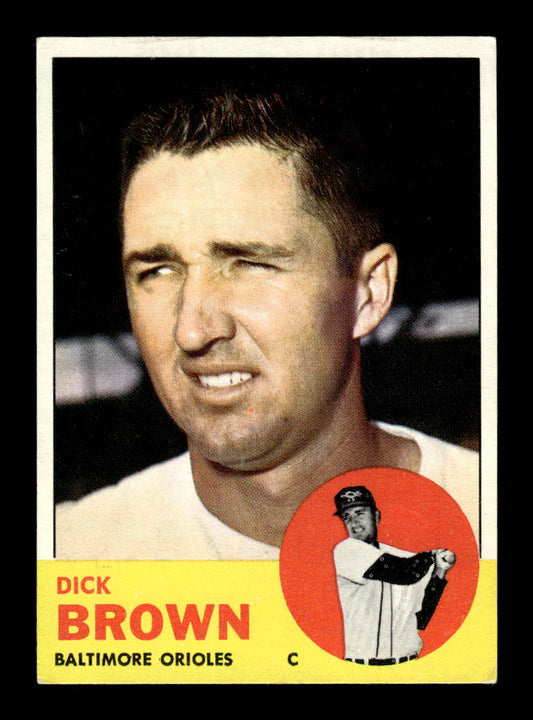 1963 Topps #112 Dick Brown Near Mint or Better HOF-10002787