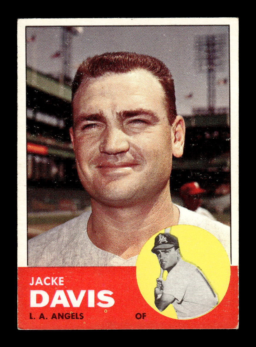 1963 Topps #117 Jacke Davis Near Mint or Better HOF-10002791