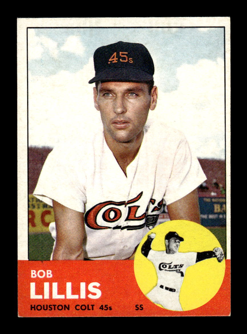1963 Topps #119 Bob Lillis Near Mint or Better HOF-10002793