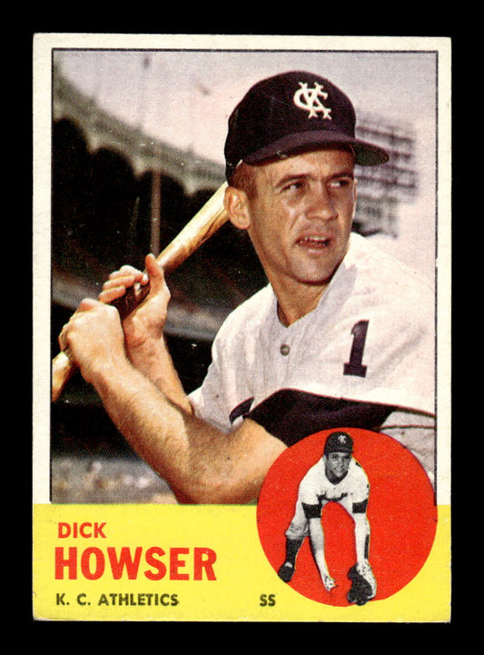 1963 Topps #124 Dick Howser Near Mint or Better HOF-10002797