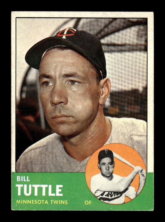 1963 Topps #127 Bill Tuttle Near Mint or Better HOF-10002798