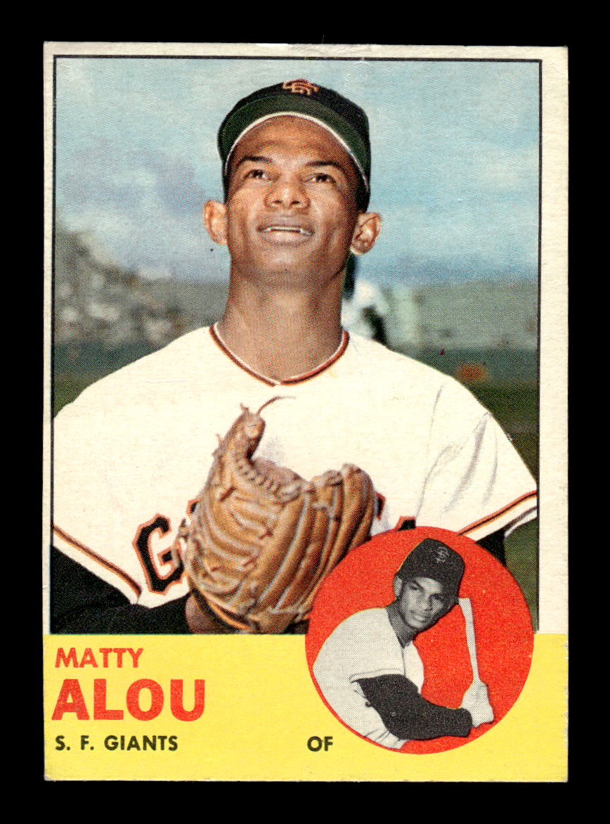 1963 Topps #128 Matty Alou Near Mint or Better HOF-10002799