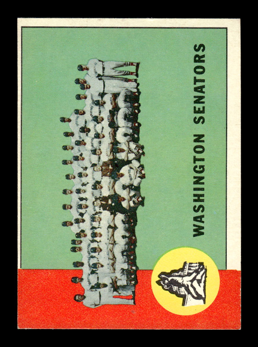 1963 Topps #131 Washington Senators Near Mint or Better HOF-10002802