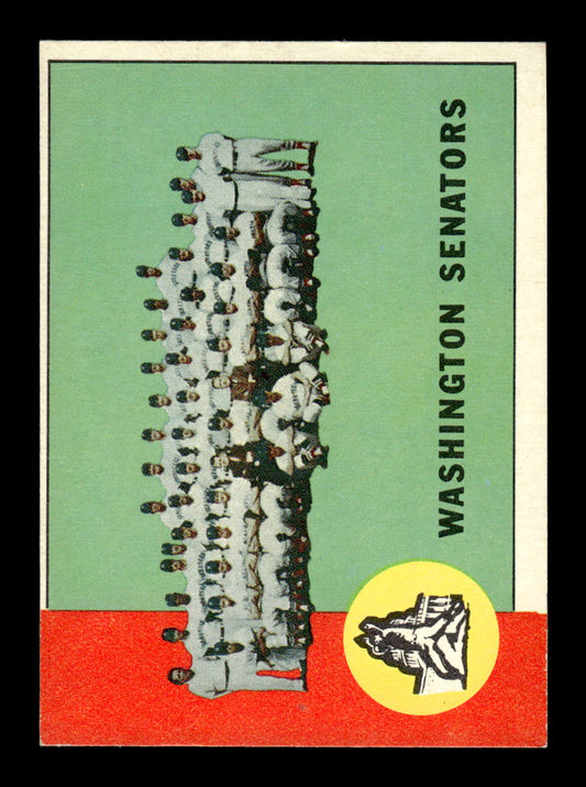 1963 Topps #131 Washington Senators Near Mint or Better HOF-10002802