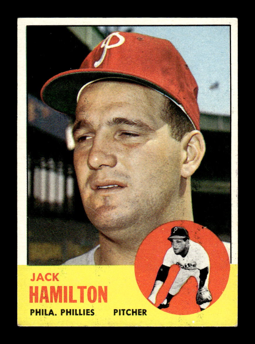 1963 Topps #132 Jack Hamilton Near Mint or Better HOF-10002803
