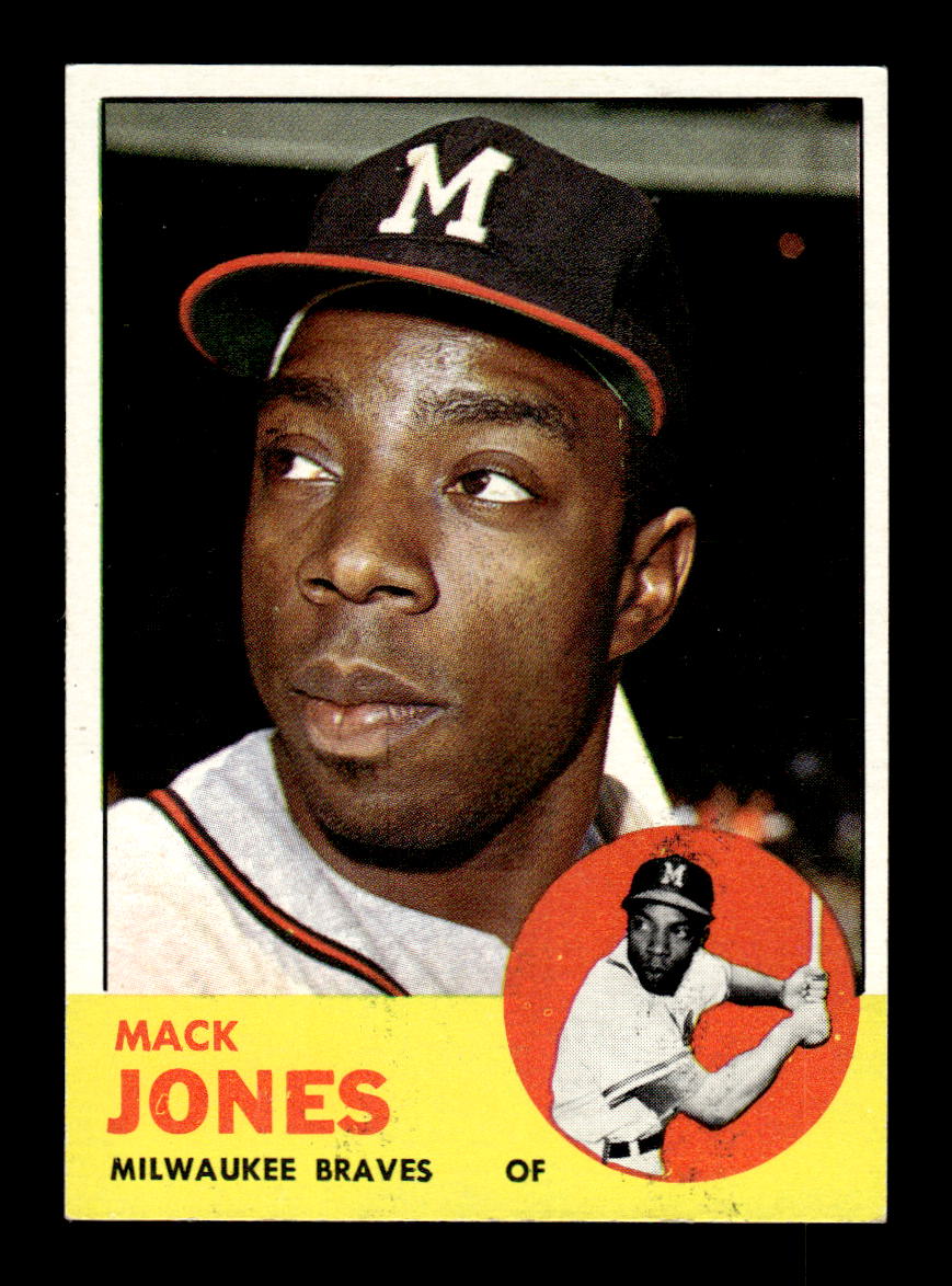 1963 Topps #137 Mack Jones Near Mint or Better HOF-10002807