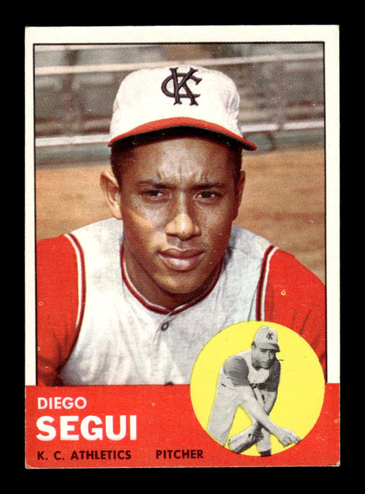 1963 Topps #157 Diego Segui Near Mint or Better HOF-10002824