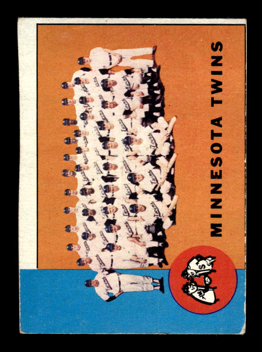 1963 Topps #162 Minnesota Twins Very Good HOF-10002829