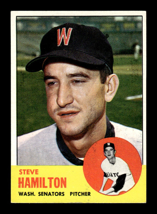 1963 Topps #171 Steve Hamilton Near Mint or Better HOF-10002835